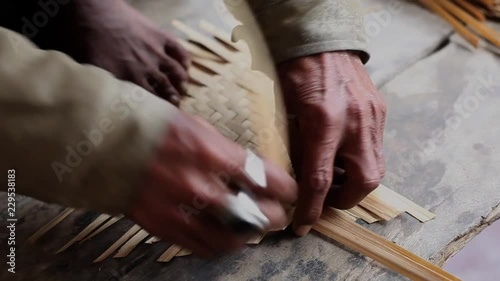 Bamboo basket making
