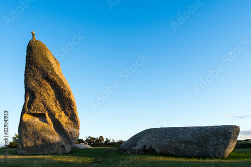 Tableau sur toile Menhir Men-Marz in Brignogan-Plage