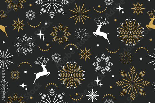 seamless pattern, seasons greetings,beautifil christmas background