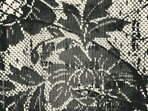 grunge texture. abstract floral background. vector illustration