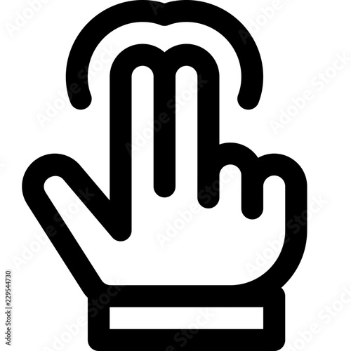 Double finger tap