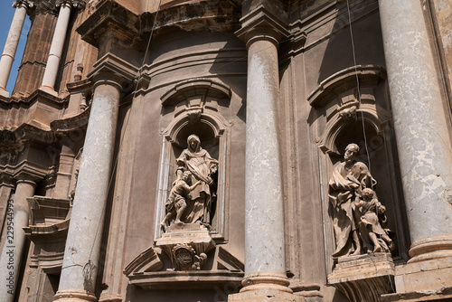 Palermo, Italy - September 06, 2018 : View of Sant Anna la Misericordia church