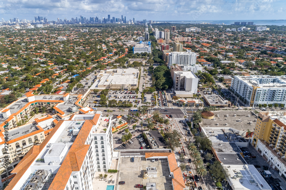 Fototapeta premium Coral Gables aerials