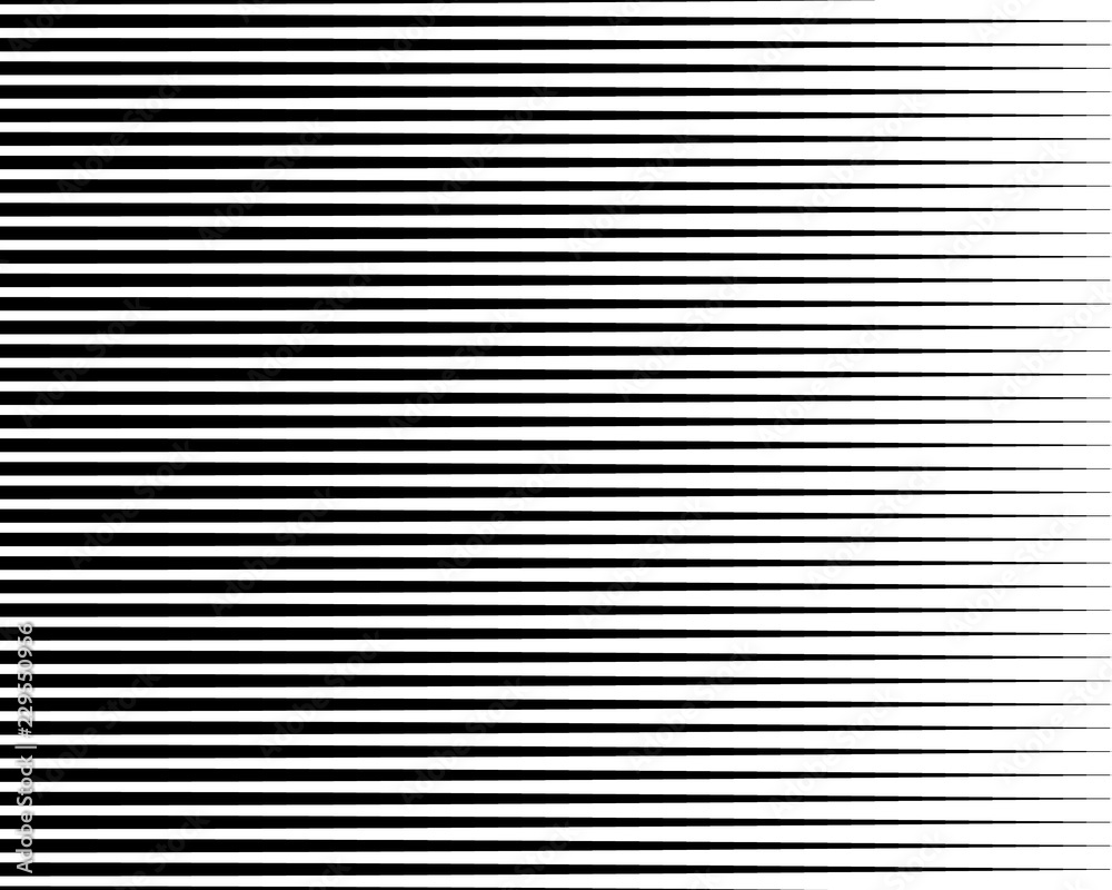 Black and white Line halftone pattern with gradient effect. Horizontal stripes. Vector illustration Black and white Line halftone pattern with gradient effect. Horizontal stripes. Vector illustration