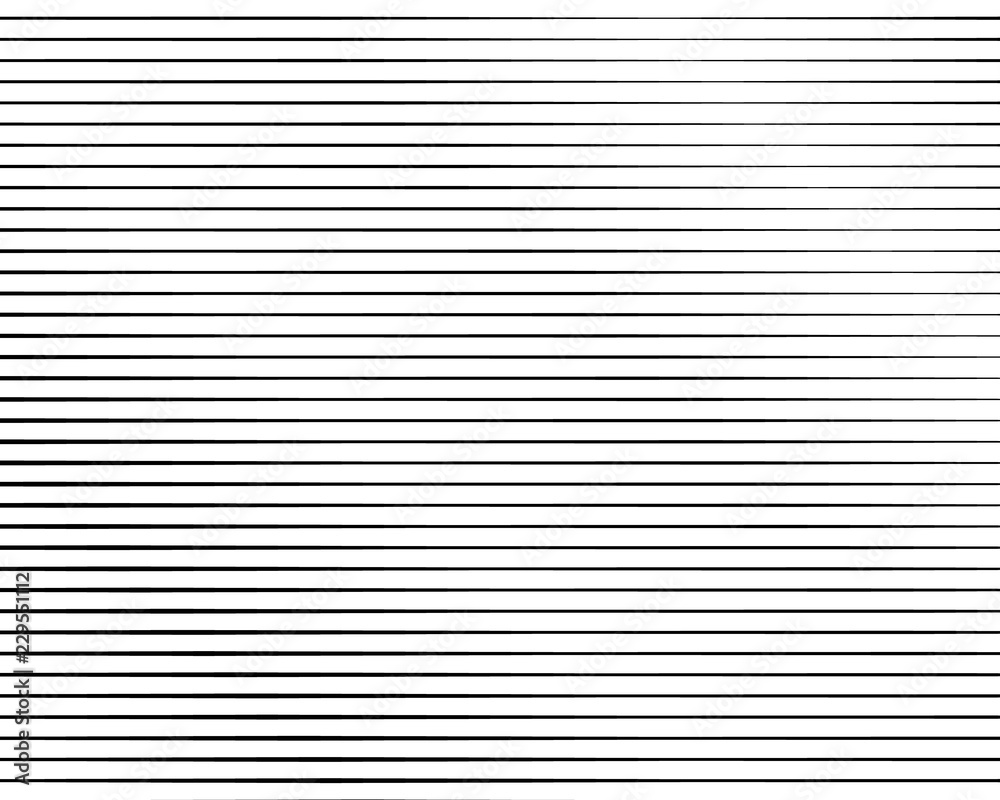 Black and white Line halftone pattern with gradient effect. Horizontal stripes. Vector illustration Black and white Line halftone pattern with gradient effect. Horizontal stripes. Vector illustration