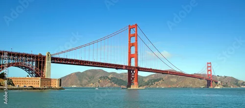 Panel kuchenny z motywem Golden Gate bridge in San Francisco, California