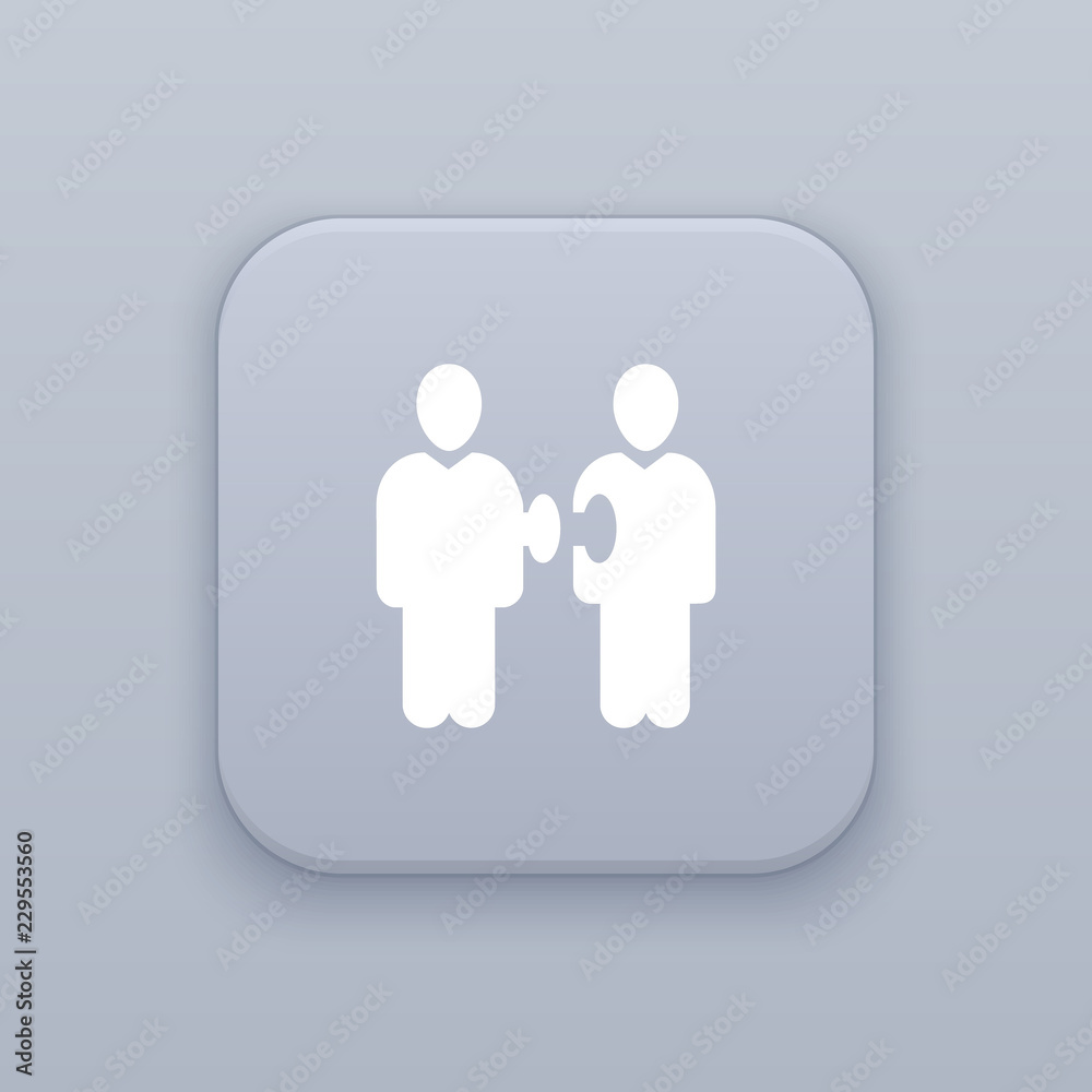 Team, cooperation button, best vector Team, cooperation button, best vector