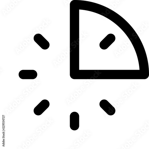 Three quarter time remining