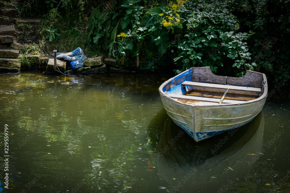 boat on the lake