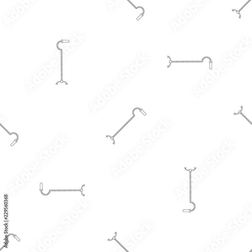 Walking cane pattern seamless vector repeat geometric for any web design