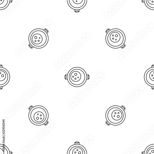 Food cooking pan pattern seamless vector repeat geometric for any web design