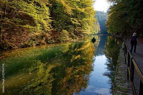 Nationalpark Sächsische Schweiz - Amselsee im Herbst photo