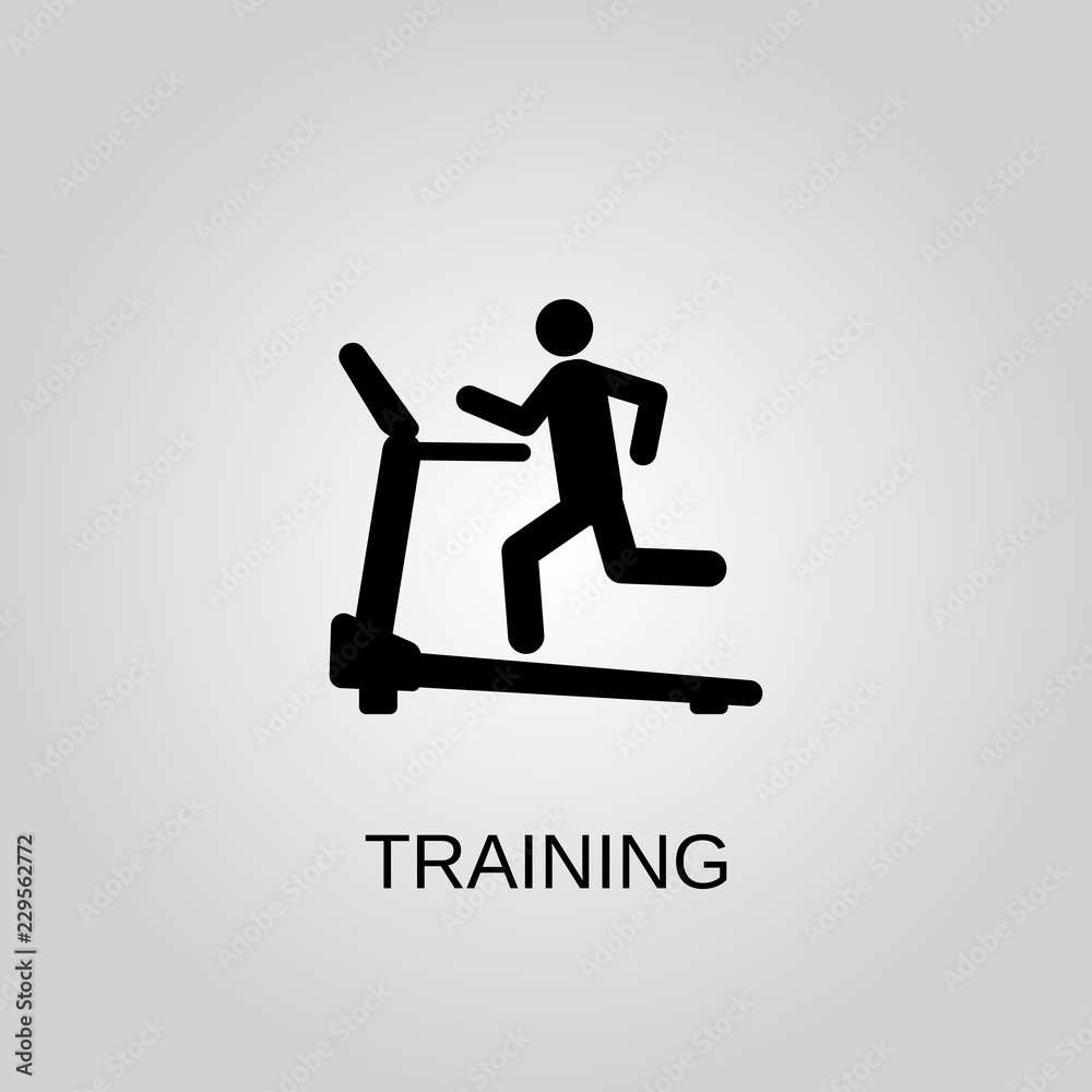 Training icon. Training symbol. Flat design. Stock - Vector illustration. Training icon. Training symbol. Flat design. Stock - Vector illustration.