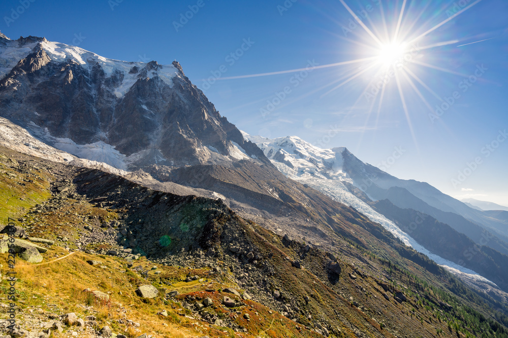Fototapeta premium Mont Blanc from Chamonix