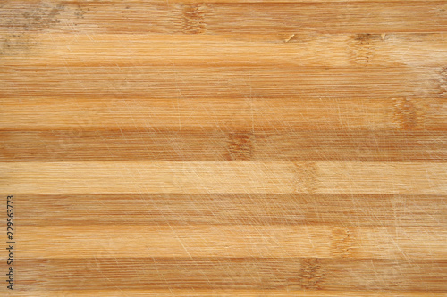 empty nature wood table or desk and wall or floor texture for put object or food preparation on chopping board and wooden background for text on top view