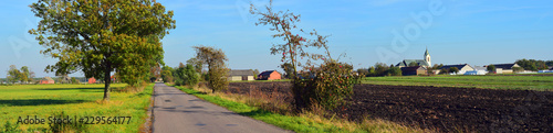 Krajobraz wiejski - panorama