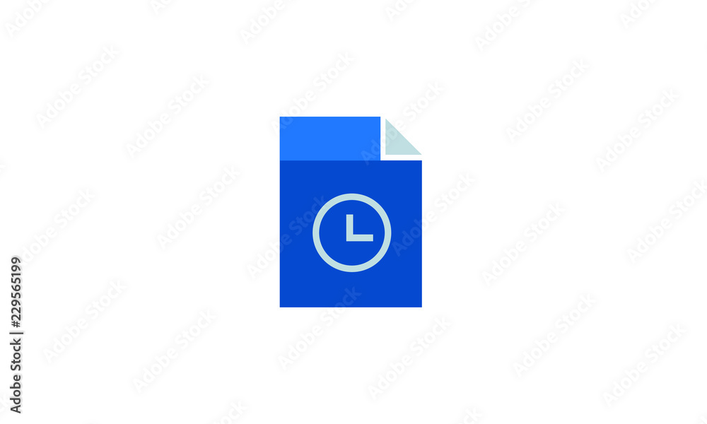 file vector icon set . time file icon concept in diferent style file vector icon set . time file icon concept in diferent style