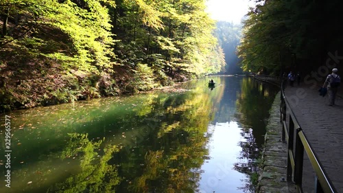 Nationalpark Sächsische Schweiz - Amselsee im Herbst photo