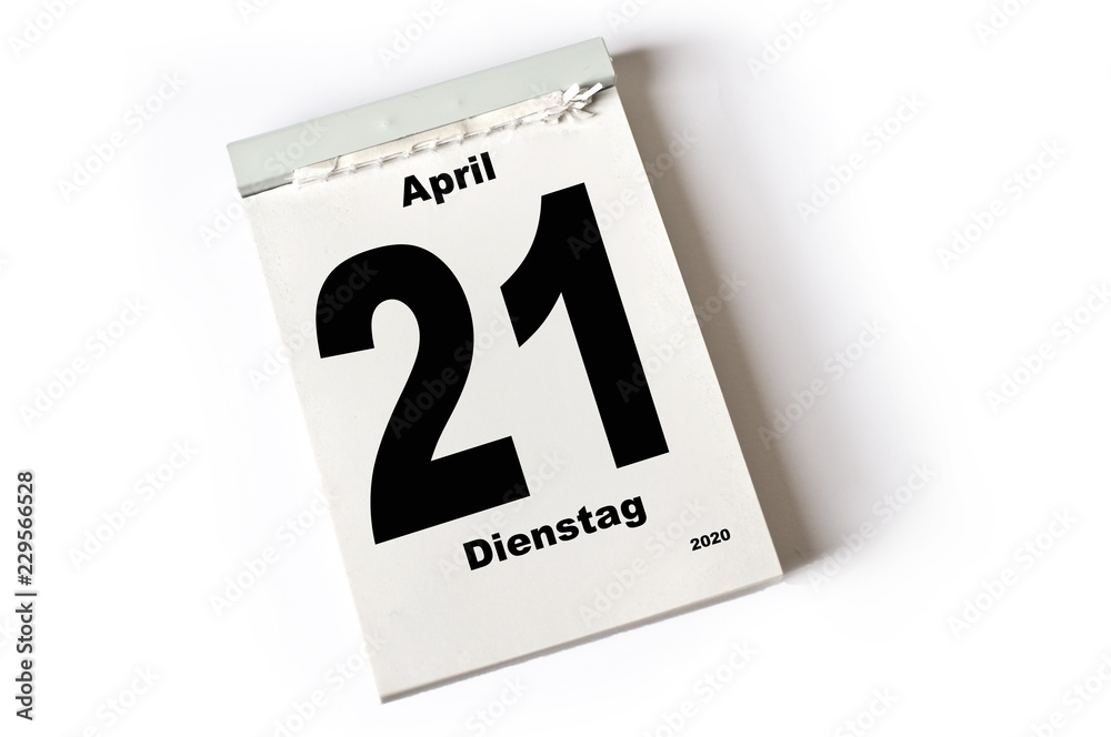 21. April 2020 21. April 2020