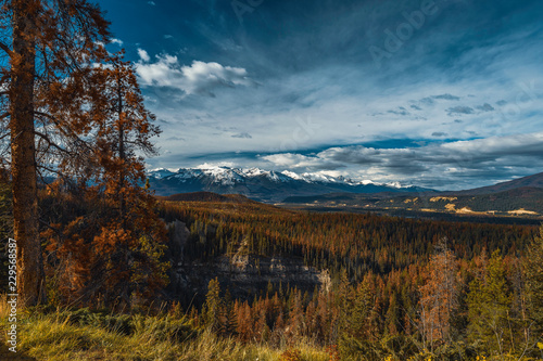 The stunning mountain range of Jasper, Alberta, Canada