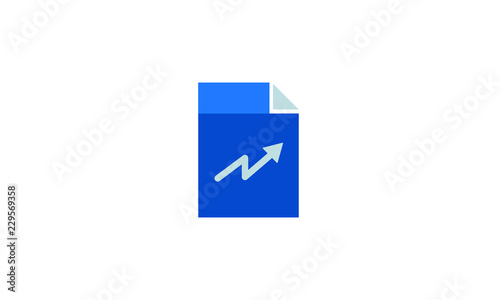 Free Download file vector icon. chart file  icon concept - GFXLoad
