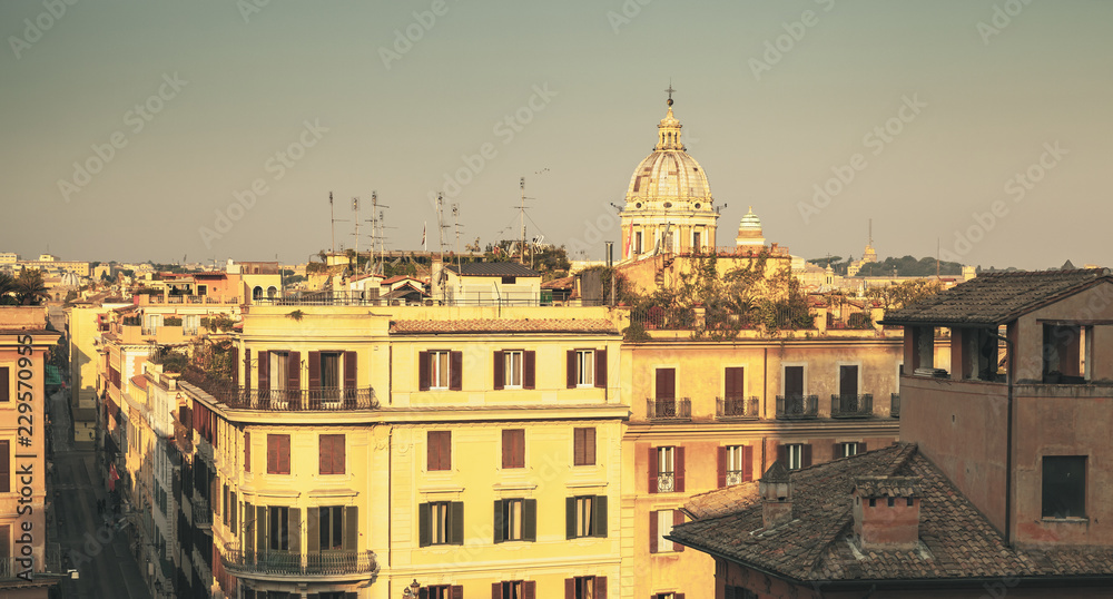 Dome of San Carlo al Corso basilica, Rome