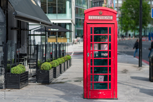 London telephone booth