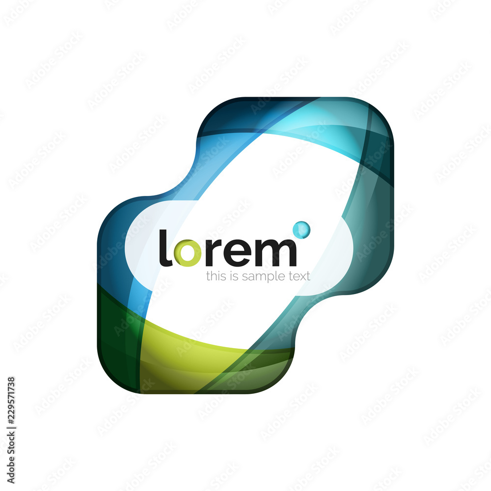 Geometric convergence vector business icon Geometric convergence vector business icon