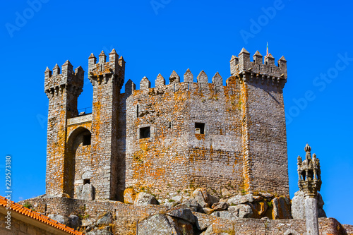 Castle in town Penedono - Portugal photo