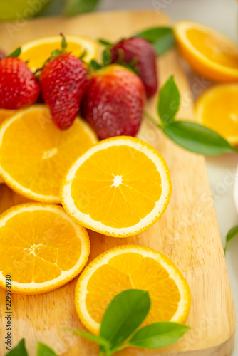 fresh oranges healthy fruit