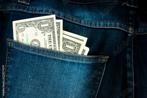 Fotografie money in pocket
