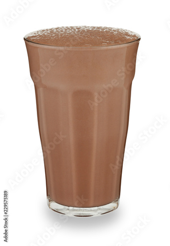 Glass of Chocolate Milkshake