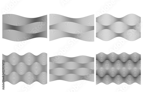 wavy lines form spiral ribbon design element effect 3d66