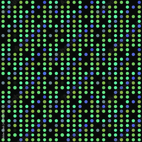 Seamless abstract pattern background with a variety of colored circles.