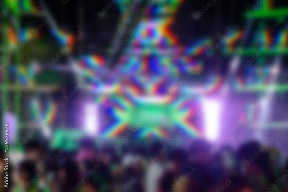 blurred night club party festival with crowd of people for background blurred night club party festival with crowd of people for background