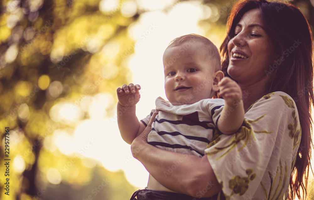 Fototapeta premium Parenting is the most beautiful gift in life.