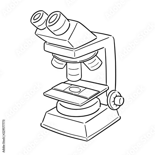 vector of microscope