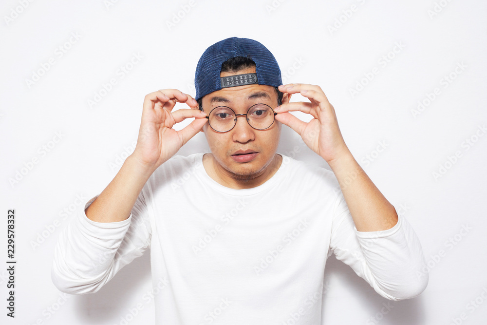 Young Man Wearing Eyeglasses