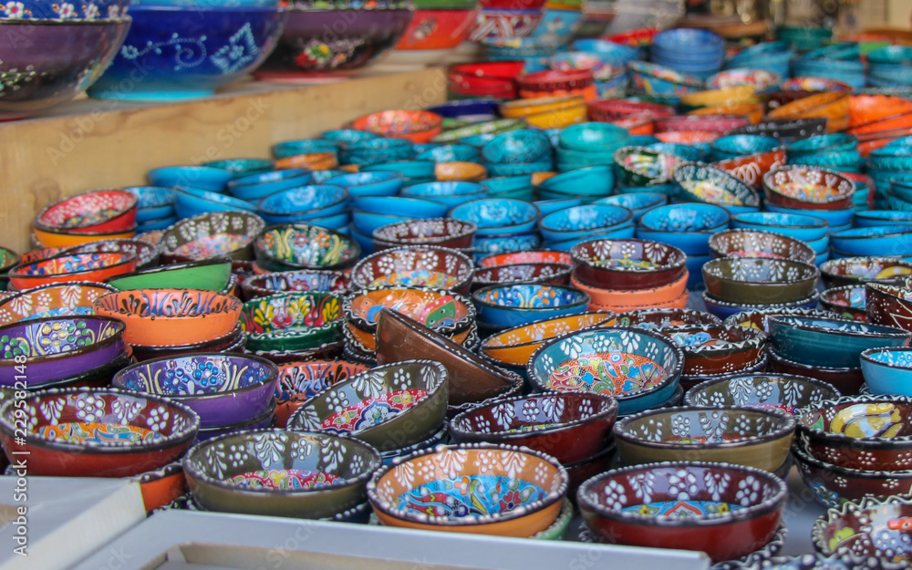 Fototapeta premium Colorful small bowls