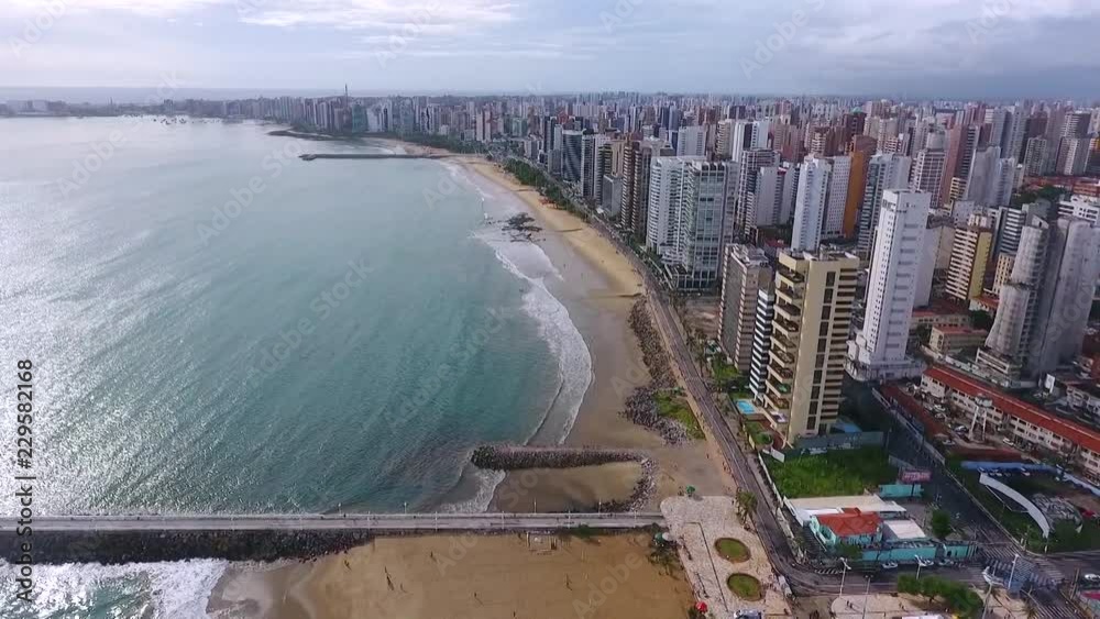 Beira Mar Drone Fortaleza