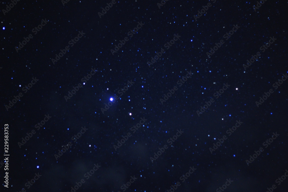 abstract background with stars and nebula.