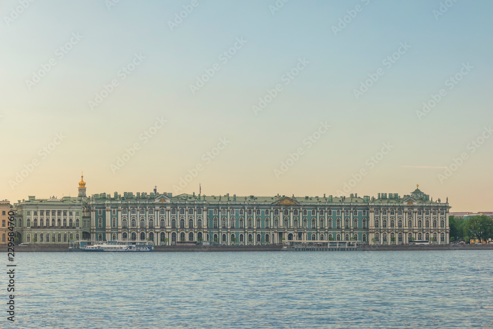 Saint Petersburg Russia, city skyline at Winter Palace