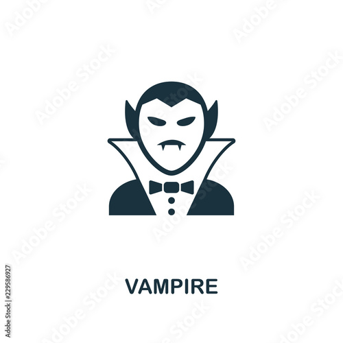 Vampire icon. Premium style design from halloween icon collection. UI and UX. Pixel perfect vampire icon. For web design, apps, software, print usage.