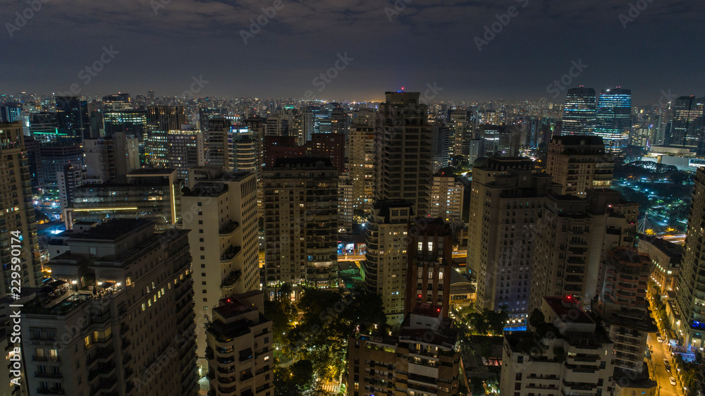 São Paulo at night