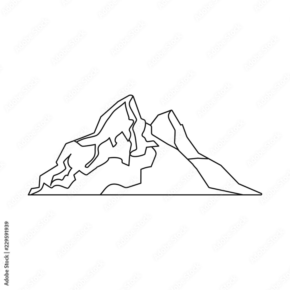 Vector design of mountaineering and peak sign. Set of mountaineering and camp vector icon for stock. Vector design of mountaineering and peak sign. Set of mountaineering and camp vector icon for stock.