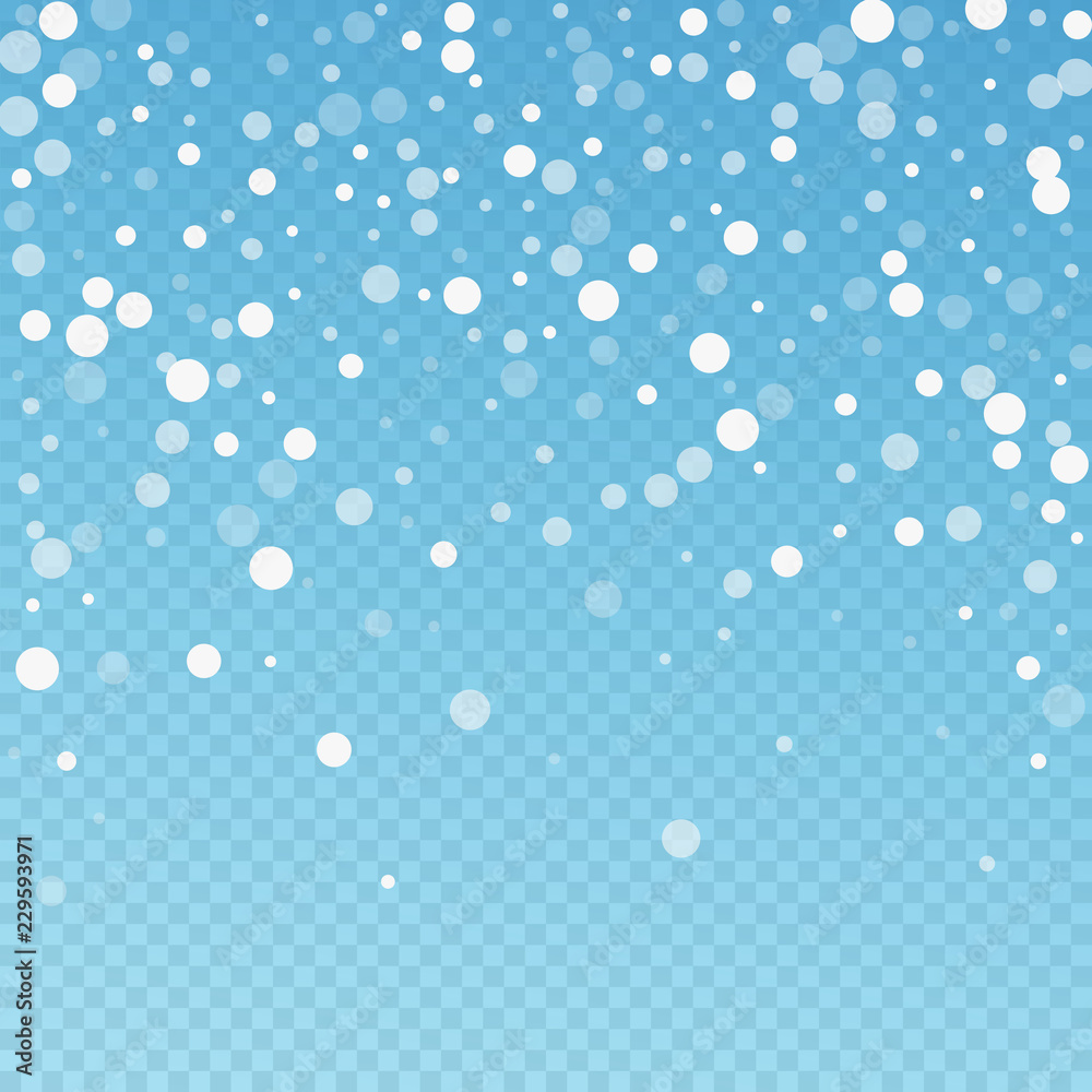 White dots Christmas background. Subtle flying sno White dots Christmas background. Subtle flying sno
