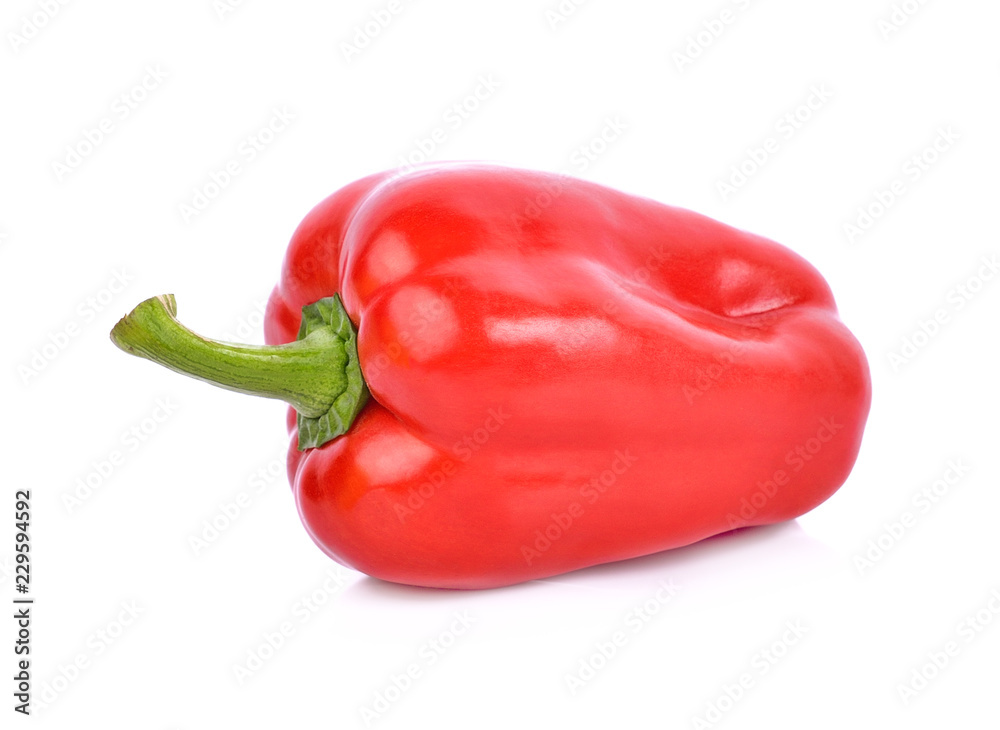 Red pepper isolated on a white background Red pepper isolated on a white background