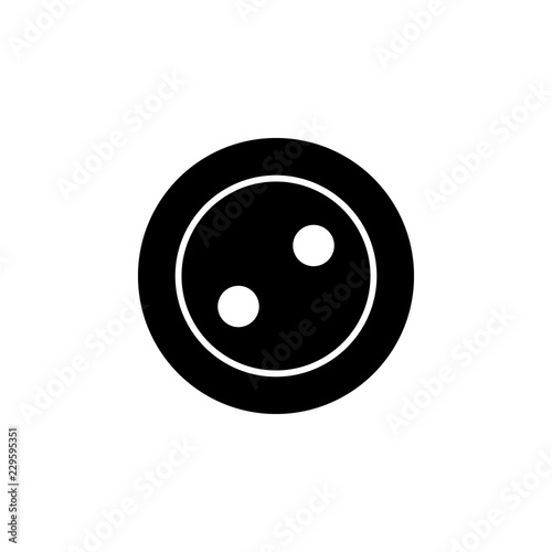 Button icon. Element of tailor, clothier. Premium quality graphic design icon. Signs and symbols collection icon for websites, web design, mobile app