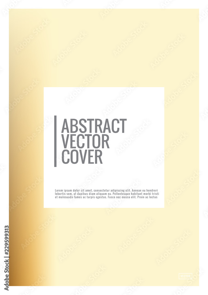 Gold cover design template. Gold cover design template.