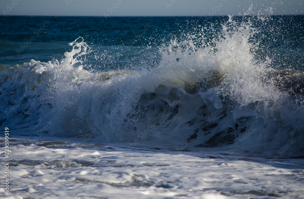 Rough waves southern Spain